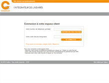 Tablet Screenshot of client.codico.fr