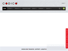 Tablet Screenshot of codico.com